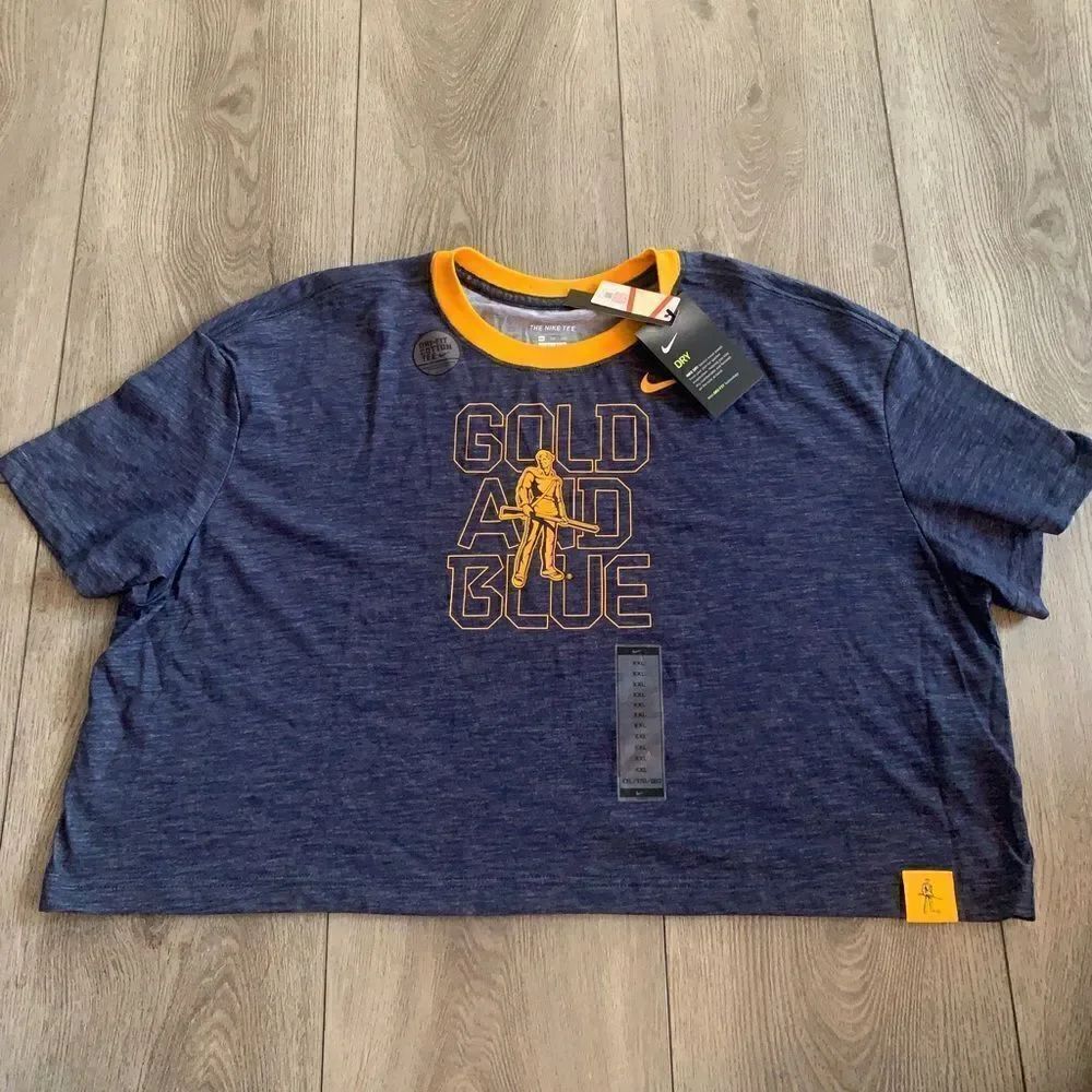NikeāMountaineersāfootballĀ dri-fitācottonācropāteeāforāwoman